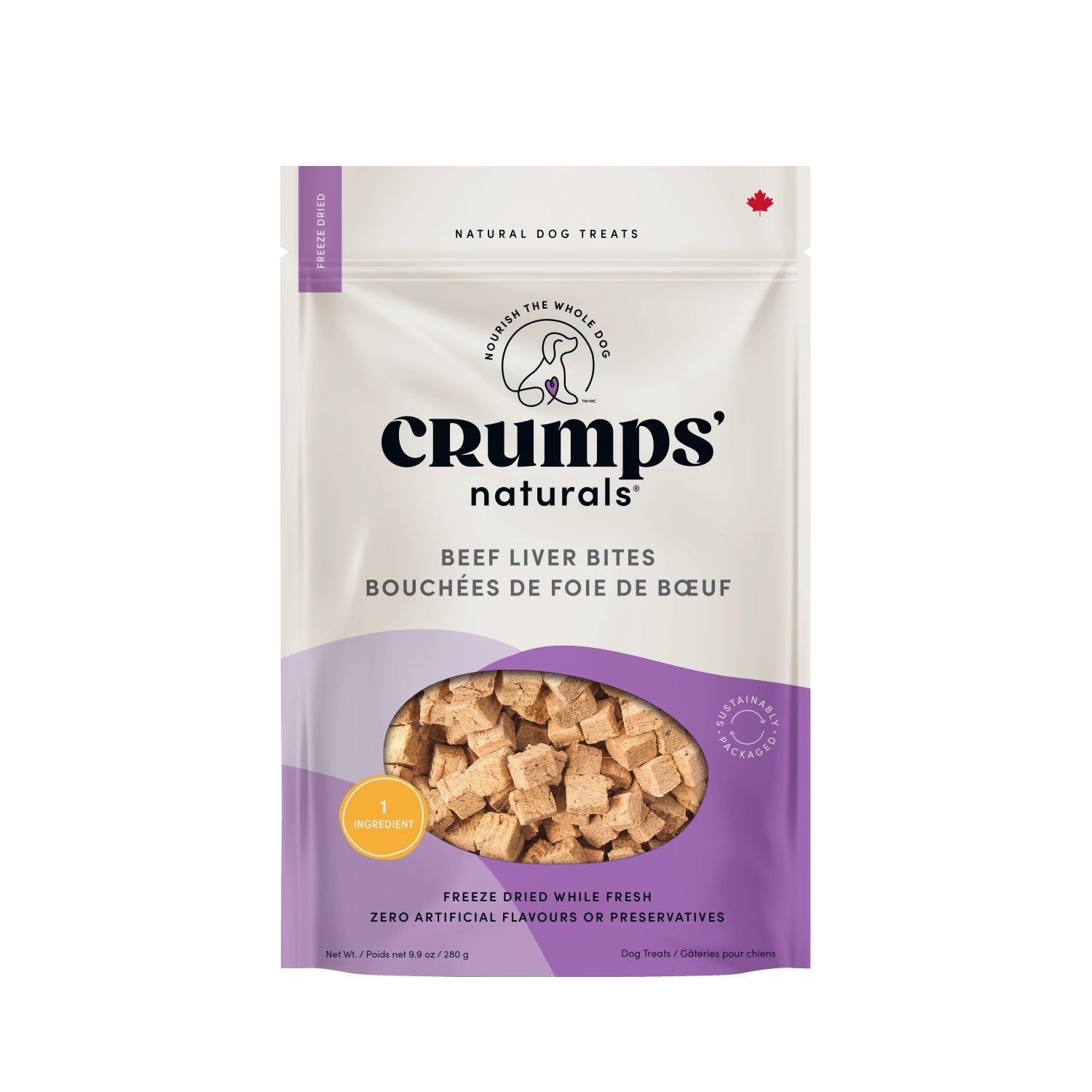 Bites for Dogs (Beef Liver) 280 g Bag