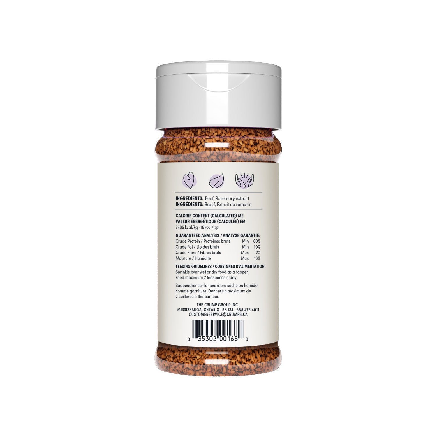 Sprinkles for Dogs (Beef) 120 g Bottle - additional product view 2
