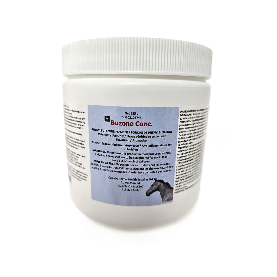 Buzone Conc. Powder for Horses 225 g Jar - Default Title - product image 1