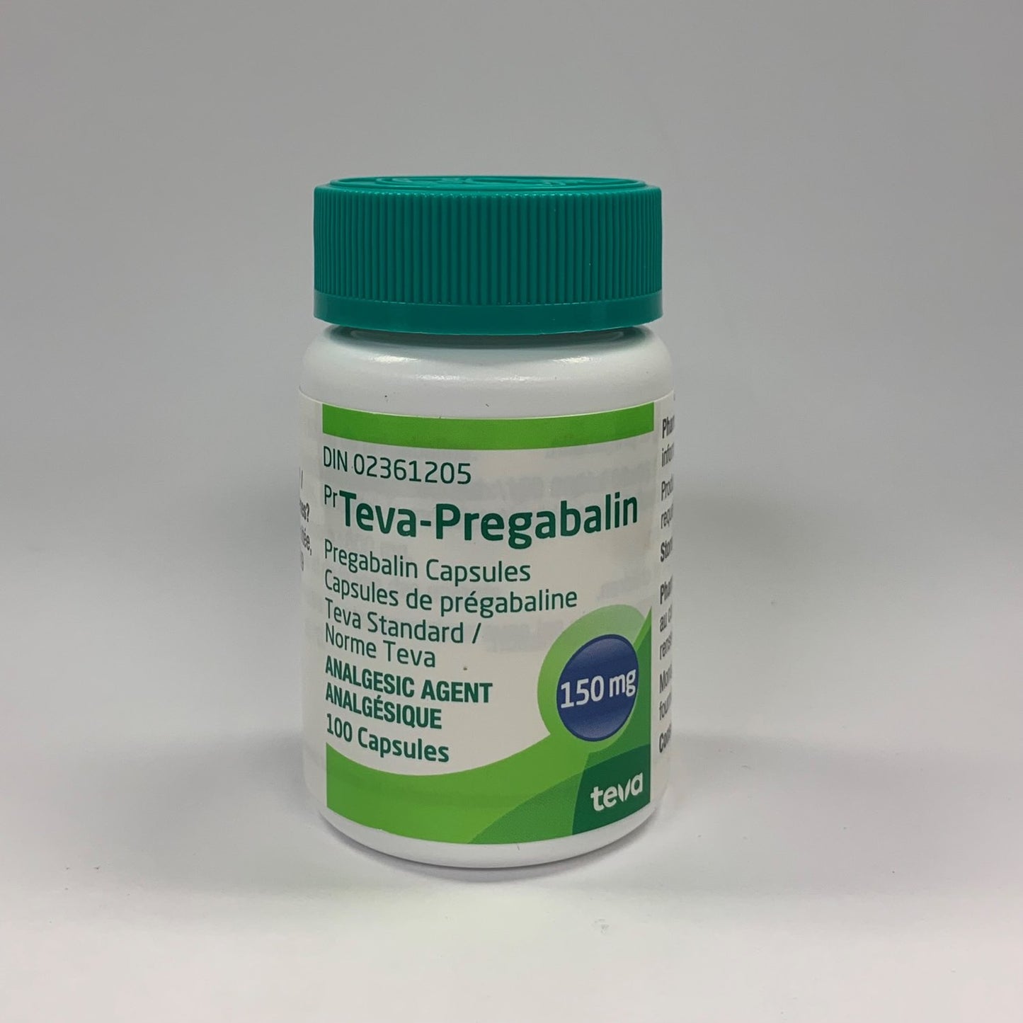 Teva-Pregabalin Capsules, 150 mg, 100 Capsules - product image 2