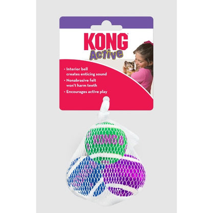 Cat Active Tennis Ball Toy for Cats Pack of 3