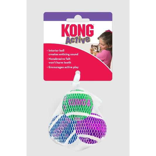 Cat Active Tennis Ball Toy for Cats Pack of 3