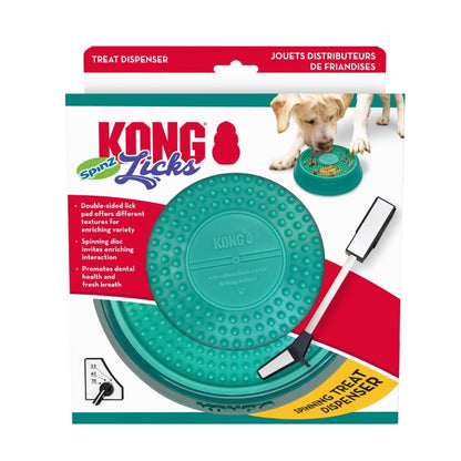 Treat Dispenser Spinz Licks for Dogs (Aqua) 1 Dispenser