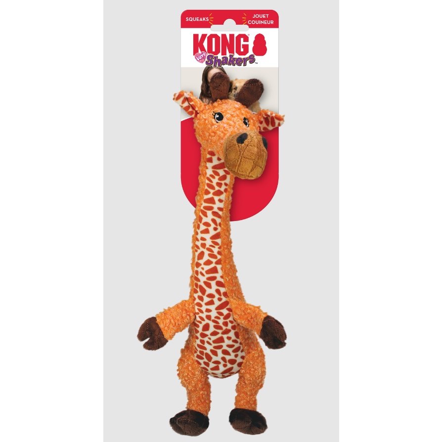 Shakers Luvs Plush for Dogs 1 Plush, Giraffe, Small