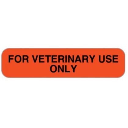 English Labels 2 X Pack of 500, for Veterinary Use Only, Pack of 2 Rolls