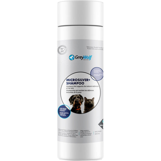 Shampoo MicroSilver+ for Cats, Dogs and Horses 200 mL Bottle 0.2 %