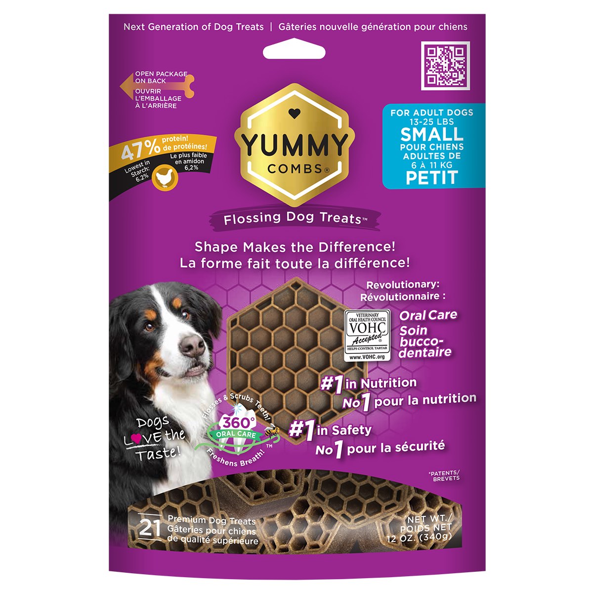 Yummy Combs Dental Treats for Small Dogs (Chicken) 21 Doses