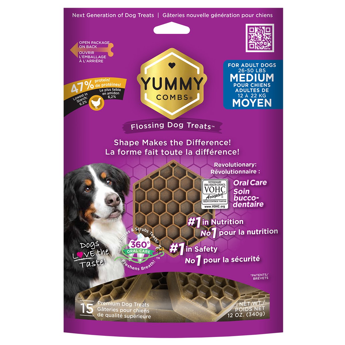 Yummy Combs Dental Treats for Medium Dogs - Chicken - product image 1