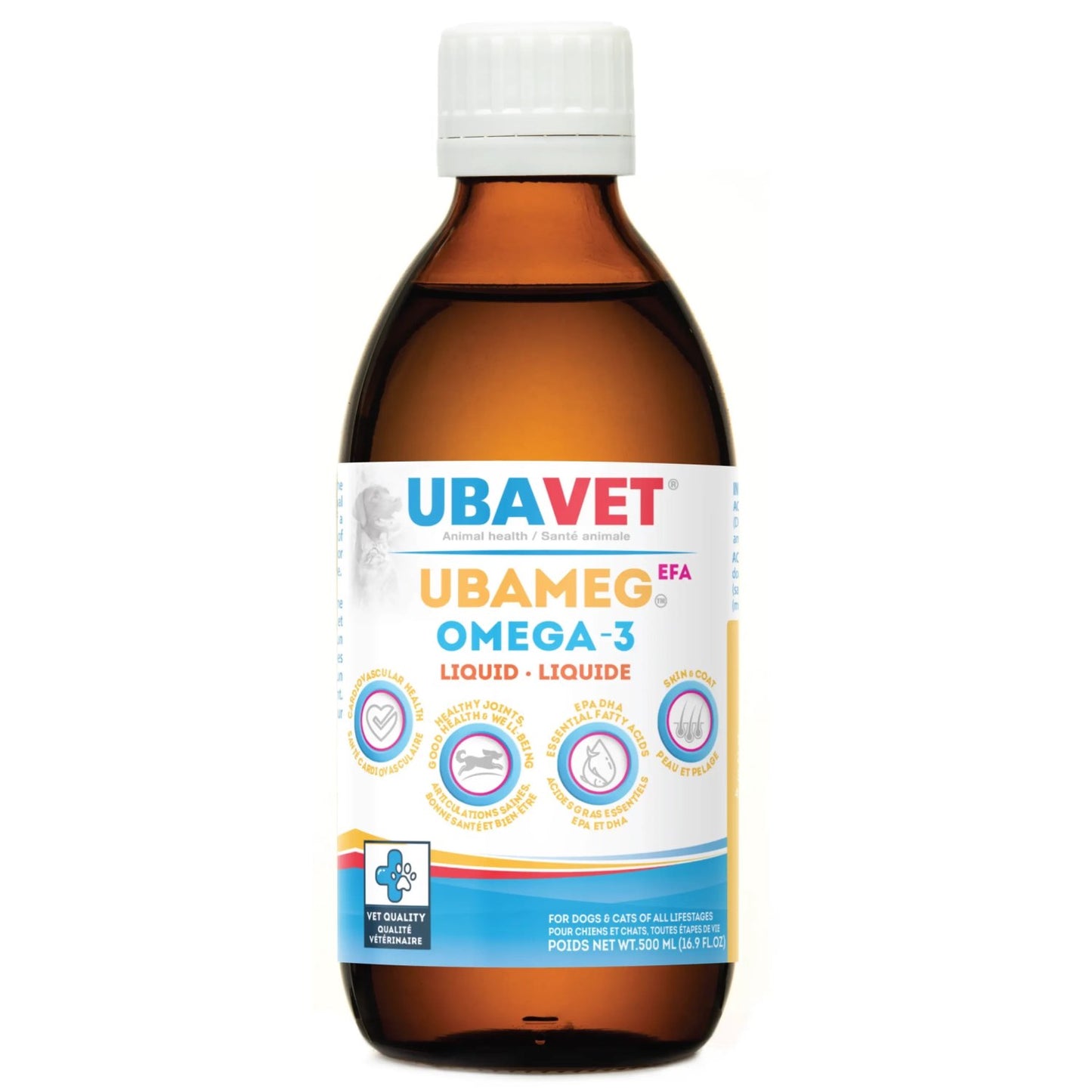Ubameg EFA Omega 3 Liquid 500 mL Bottle