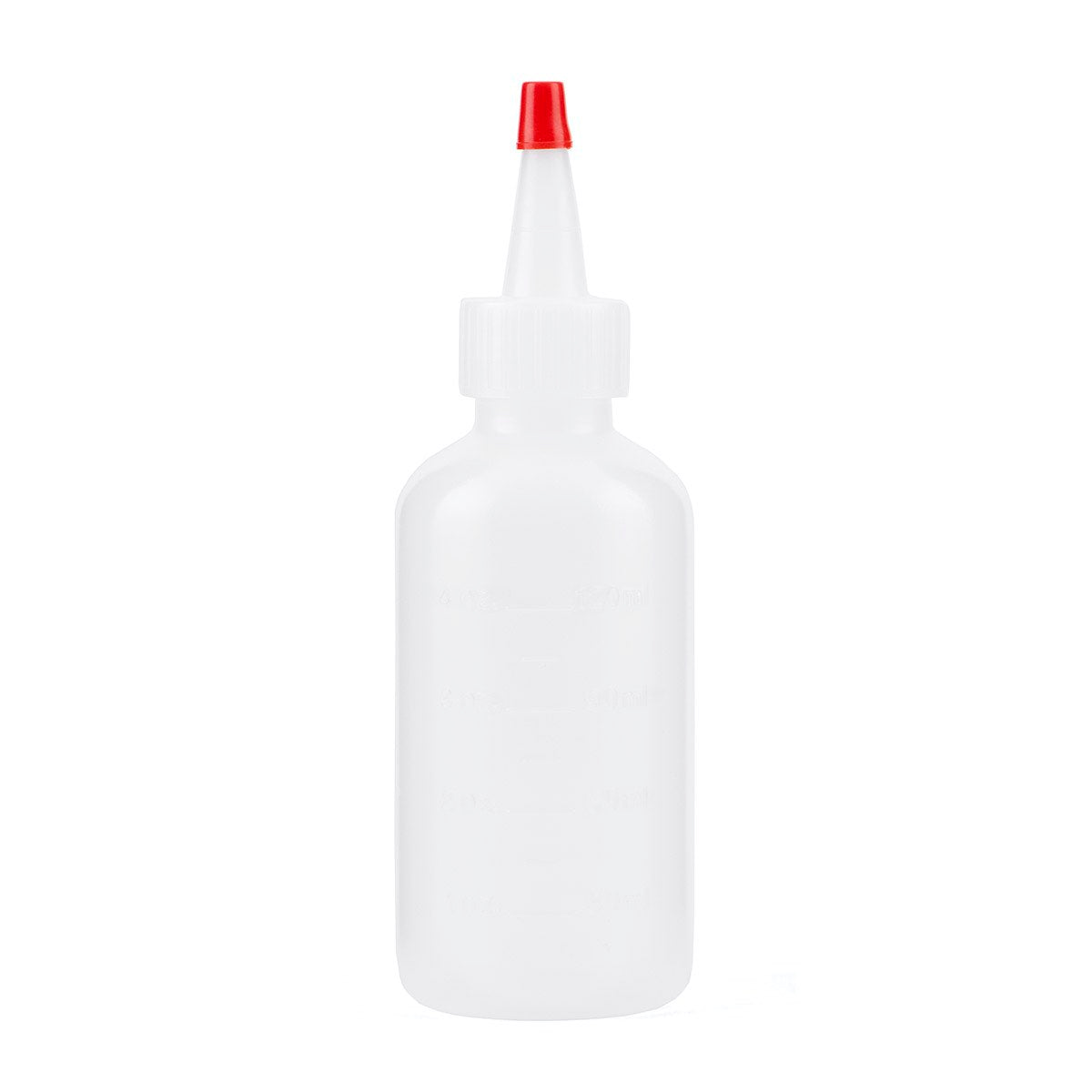 Bottle Plastic Boston Round with Cone Top Pack of 25