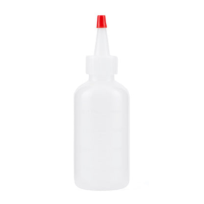 Bottle Plastic Boston Round with Cone Top Pack of 25