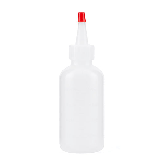 Bottle Plastic Boston Round with Cone Top Pack of 25