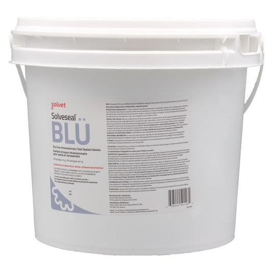 Solveseal Blü Teat Sealant for Cattle 144 Syringes 65 %