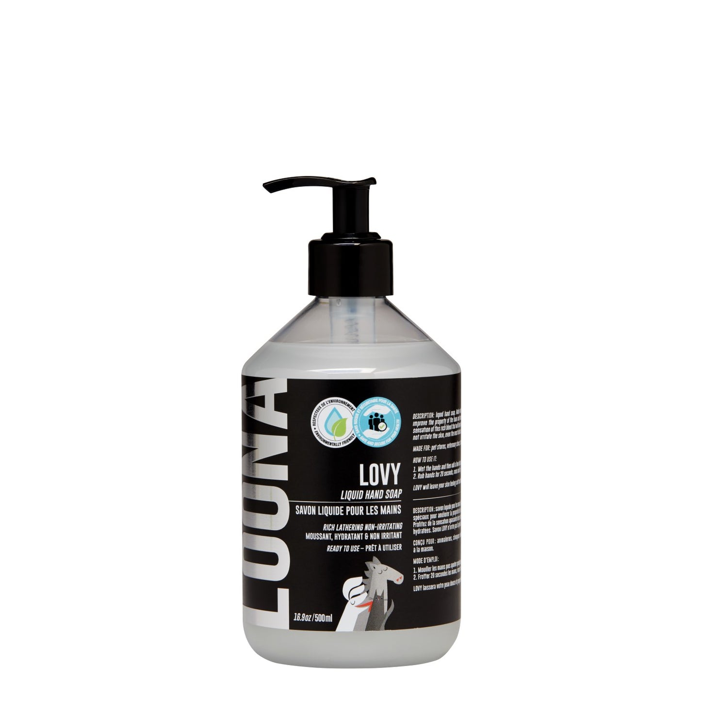 Liquid Soap Lovy for Hands for Farm Animals 500 mL Bottle