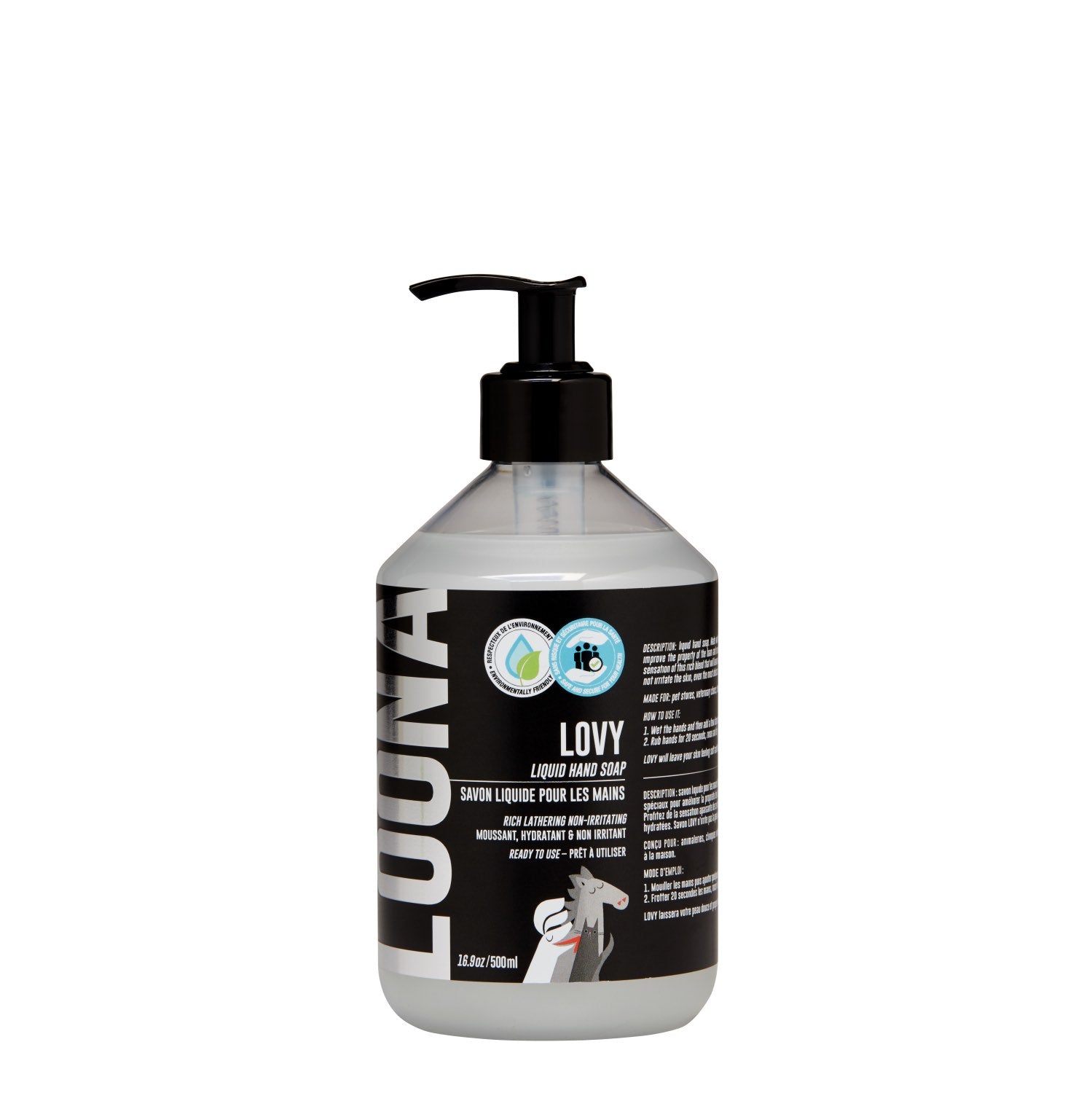 Liquid Soap Lovy for Hands for Farm Animals 500 mL Bottle