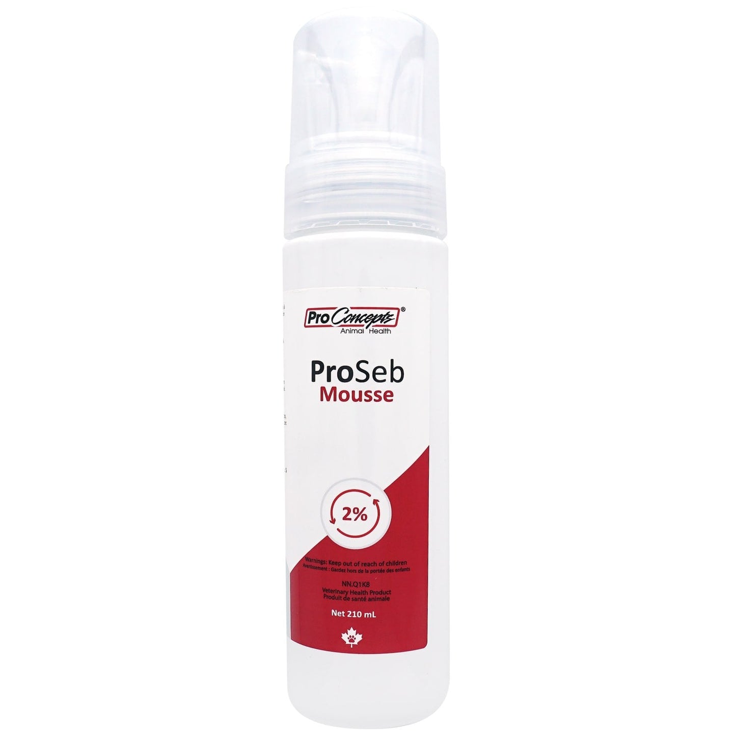 ProSeb Mousse for Dogs 210 mL Bottle 2 %