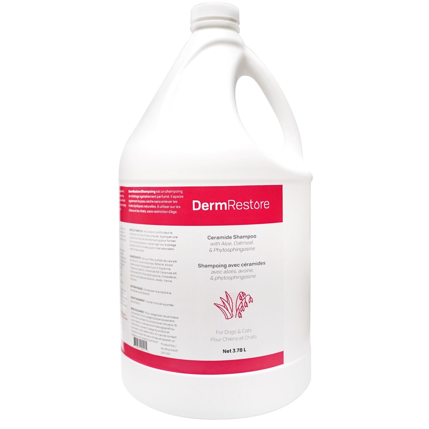 Shampoo DermRestore for Cats and Dogs 3.78 L Bottle
