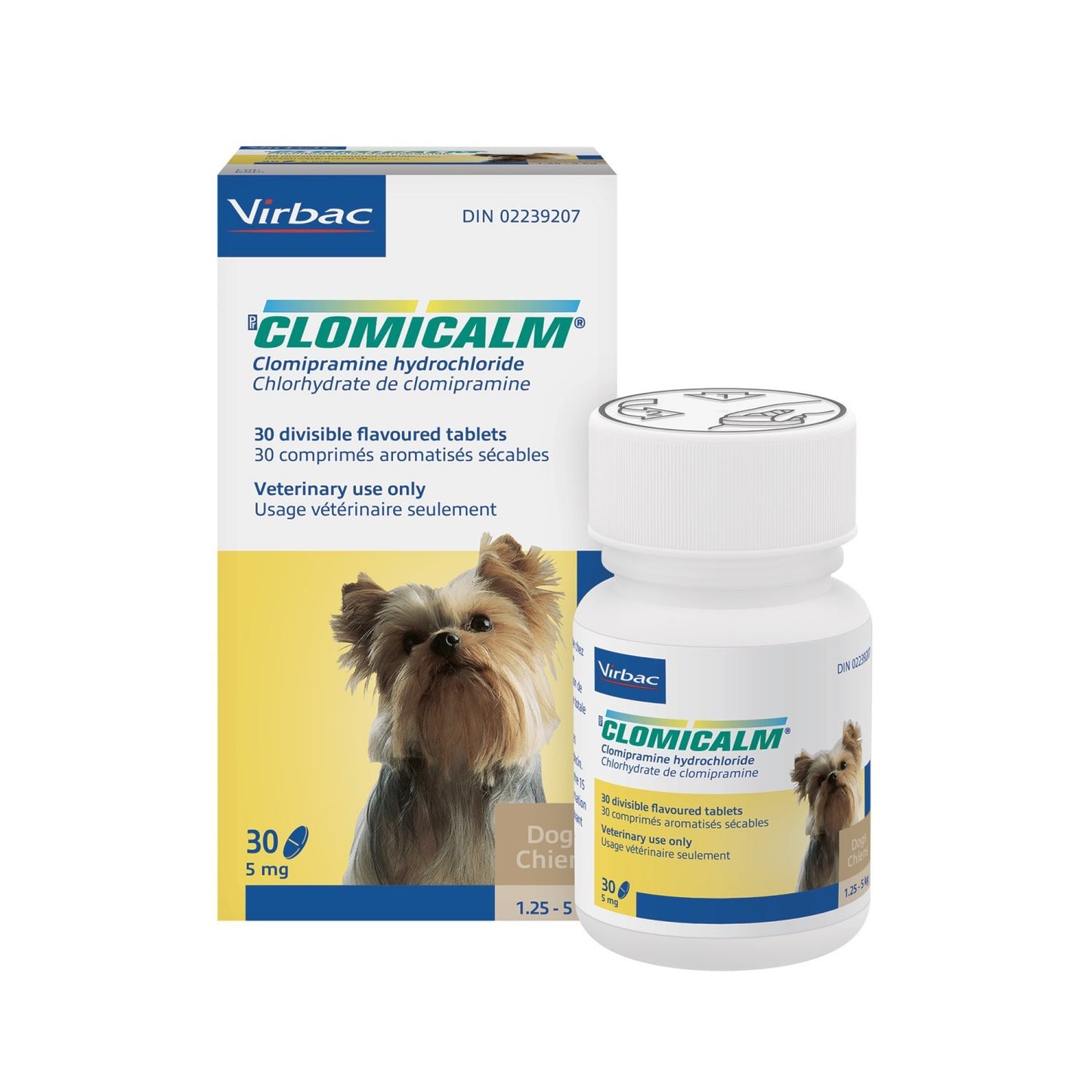 Clomicalm Flavoured Tablets Chewable Tablets Bottle of 30 Tablets