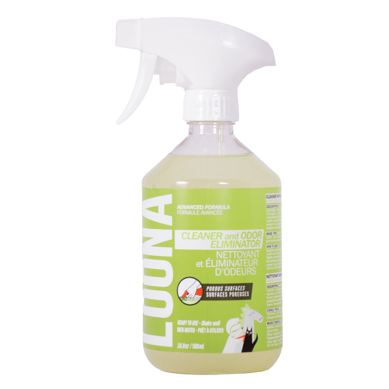 Odor Eliminator for Porous Surfaces RTU 500 mL Bottle