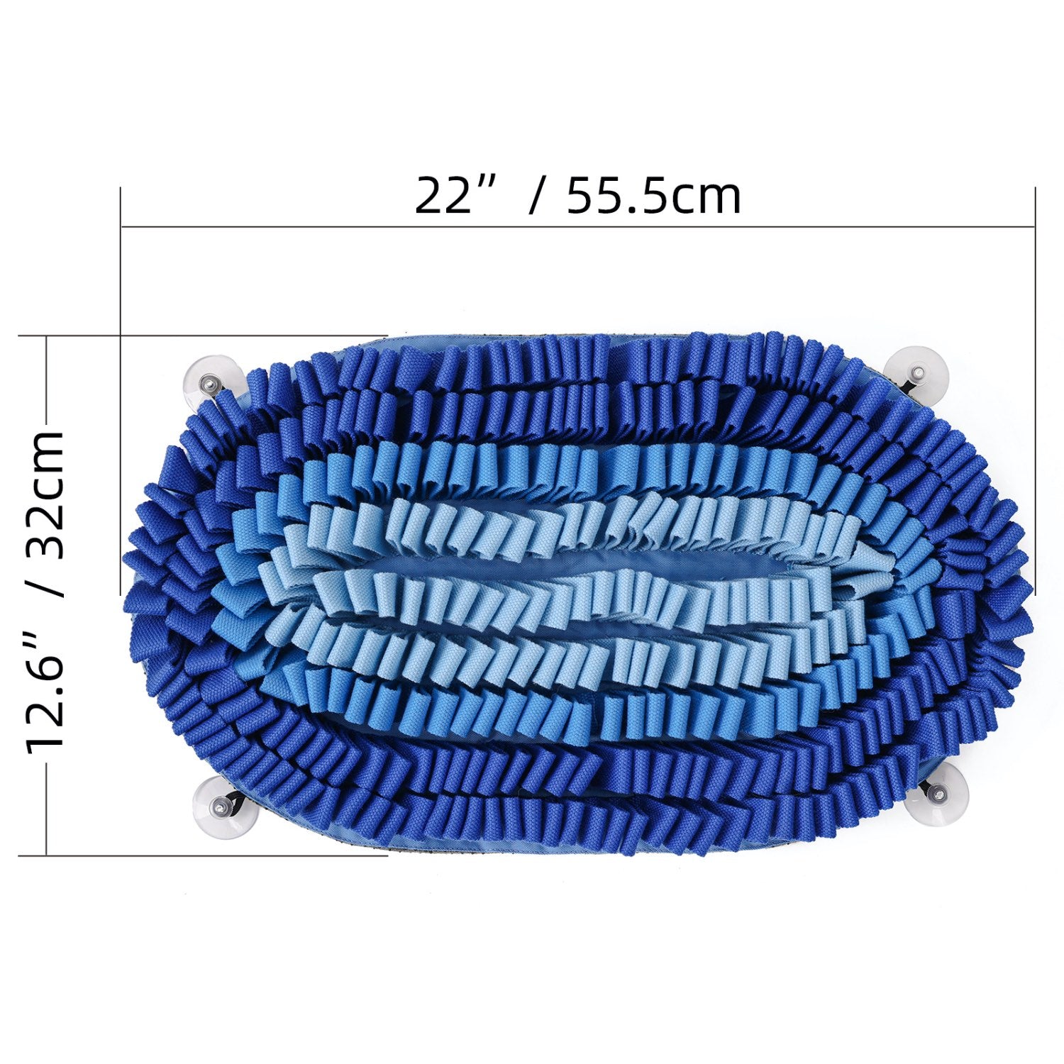 Snuffle Mat PawzNDogz Level 2 for Dogs 1 Unit, Fire & Ice - Ice, 1 Mat - additional product view 2