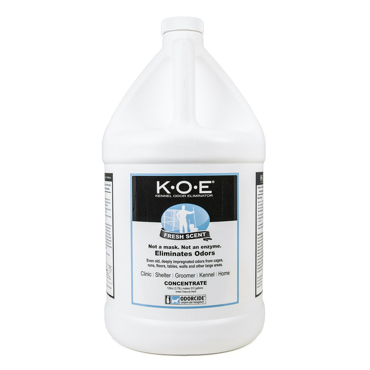 K.O.E. Kennel Odor Eliminator Concentrate Fresh Scent for Dogs 3.79 L Jug
