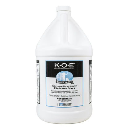 K.O.E. Kennel Odor Eliminator Concentrate Fresh Scent for Dogs 3.79 L Jug
