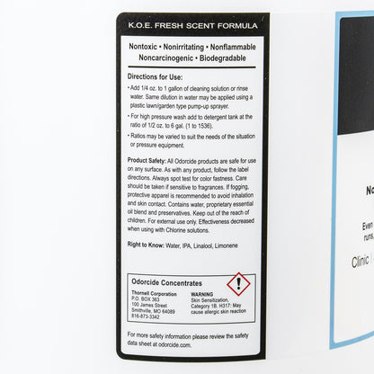 K.O.E. Kennel Odor Eliminator Concentrate Fresh Scent for Dogs 3.79 L Jug - additional product view 3