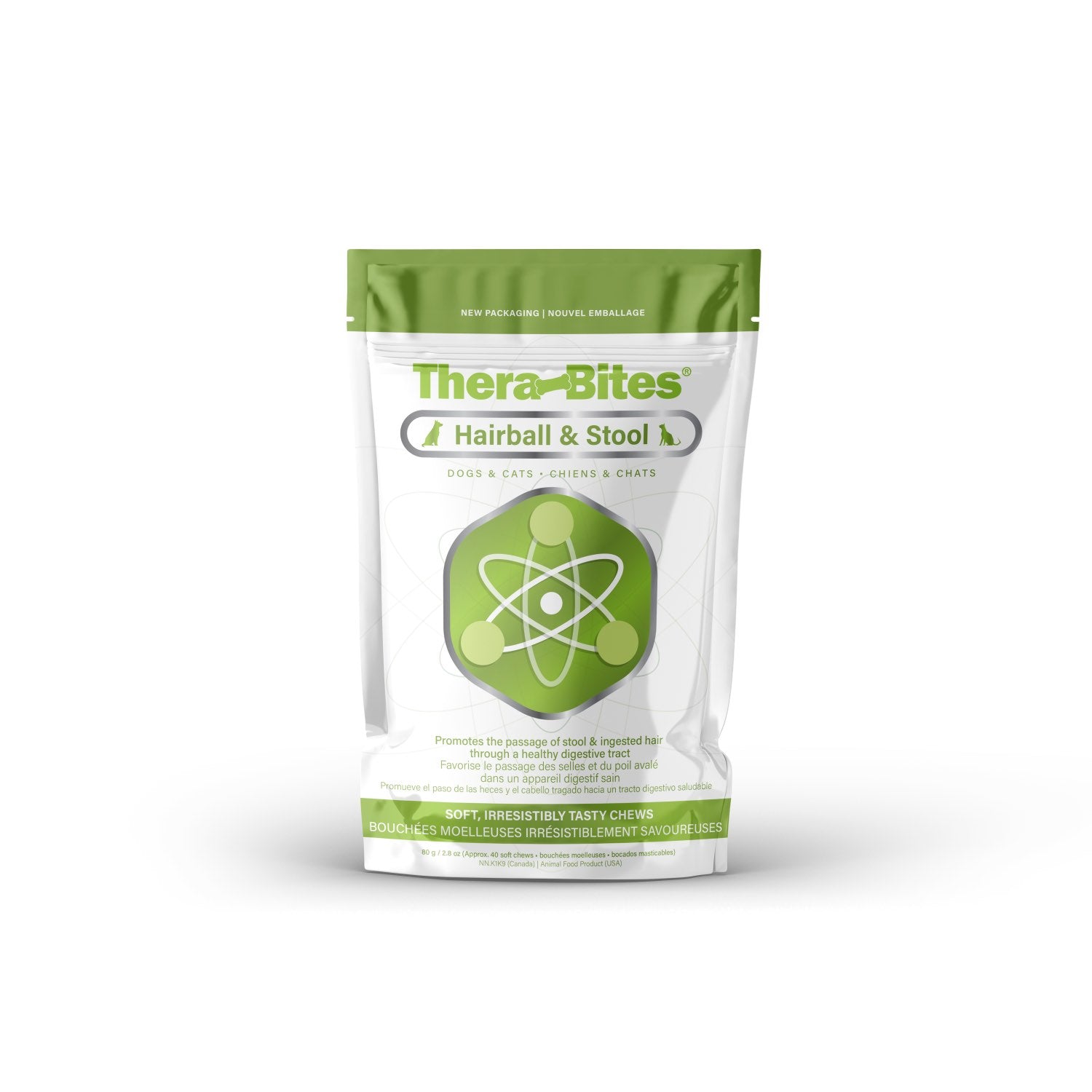 Thera - Bites Hairball and Stool for Cats 40 Soft Chews 46 mg