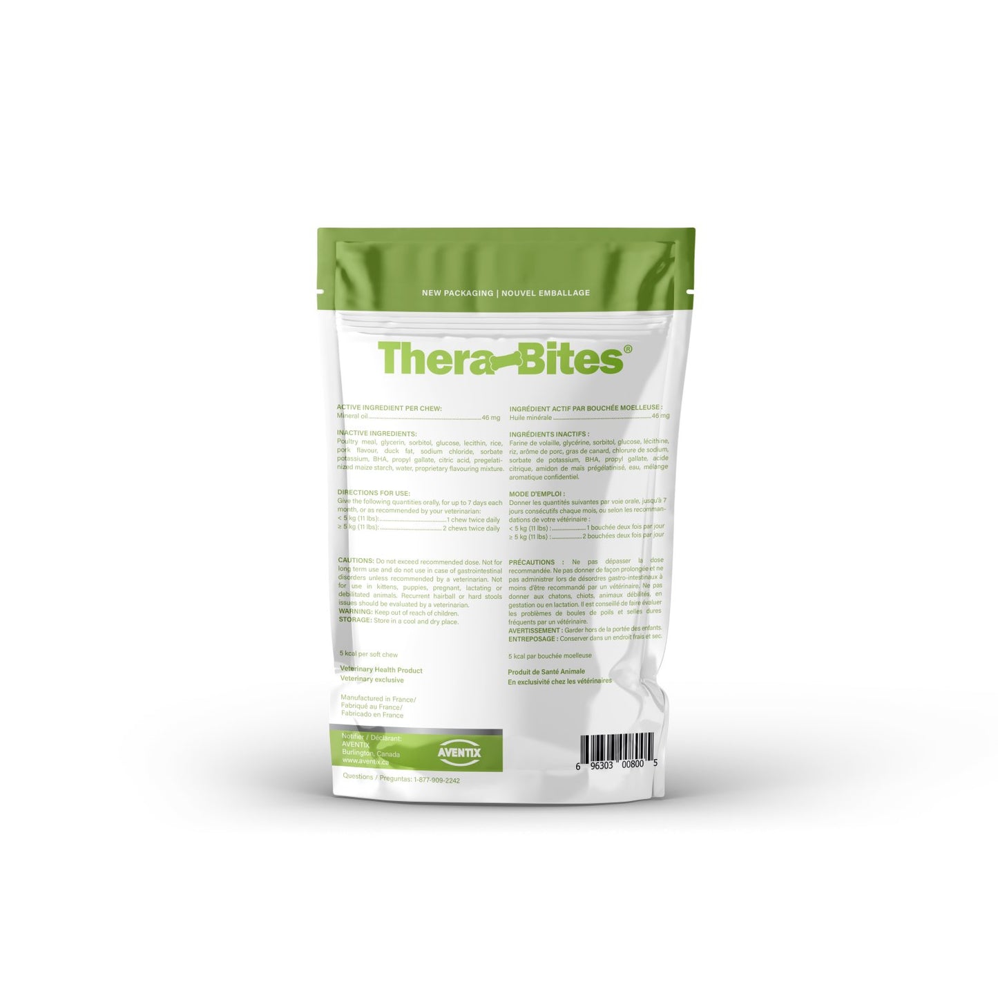 Thera - Bites Hairball and Stool for Cats 40 Soft Chews 46 mg - additional product view 2