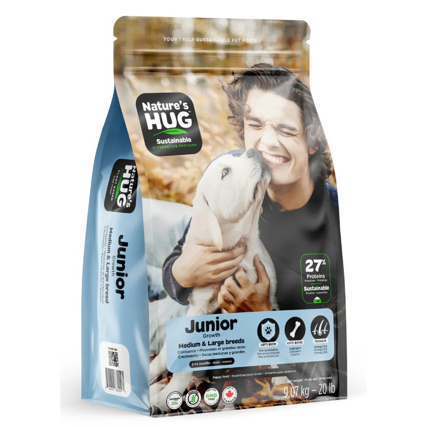 Canine Puppy Growth Medium & Large Breeds for Dogs (Dried Yeast and Green Peas) 9.07 kg Bag