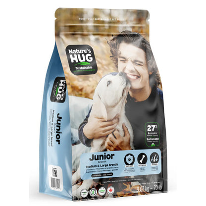 Canine Puppy Growth Medium & Large Breeds for Dogs (Dried Yeast and Green Peas) 9.07 kg Bag