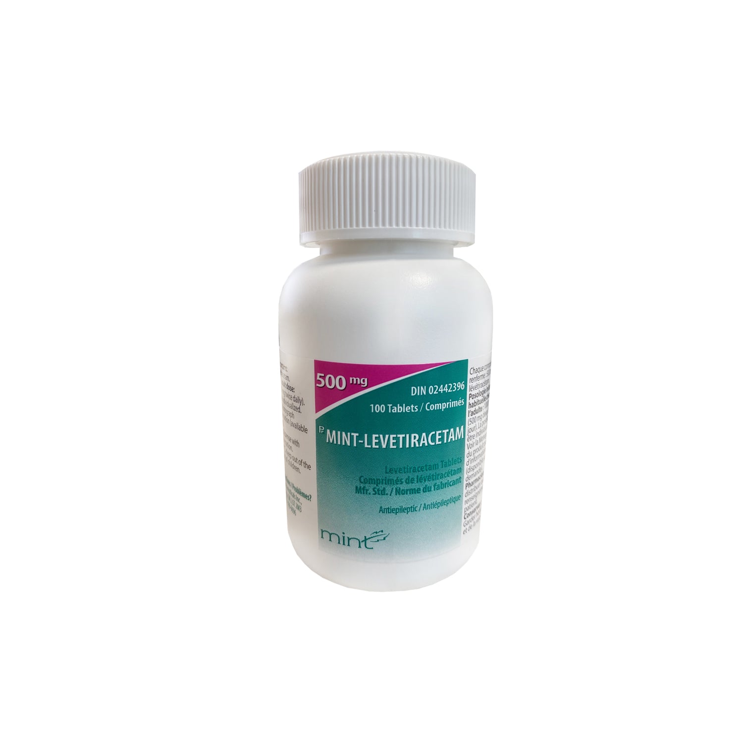 Levetiracetam Tablets, 500 mg, 100 Tablets - product image 2