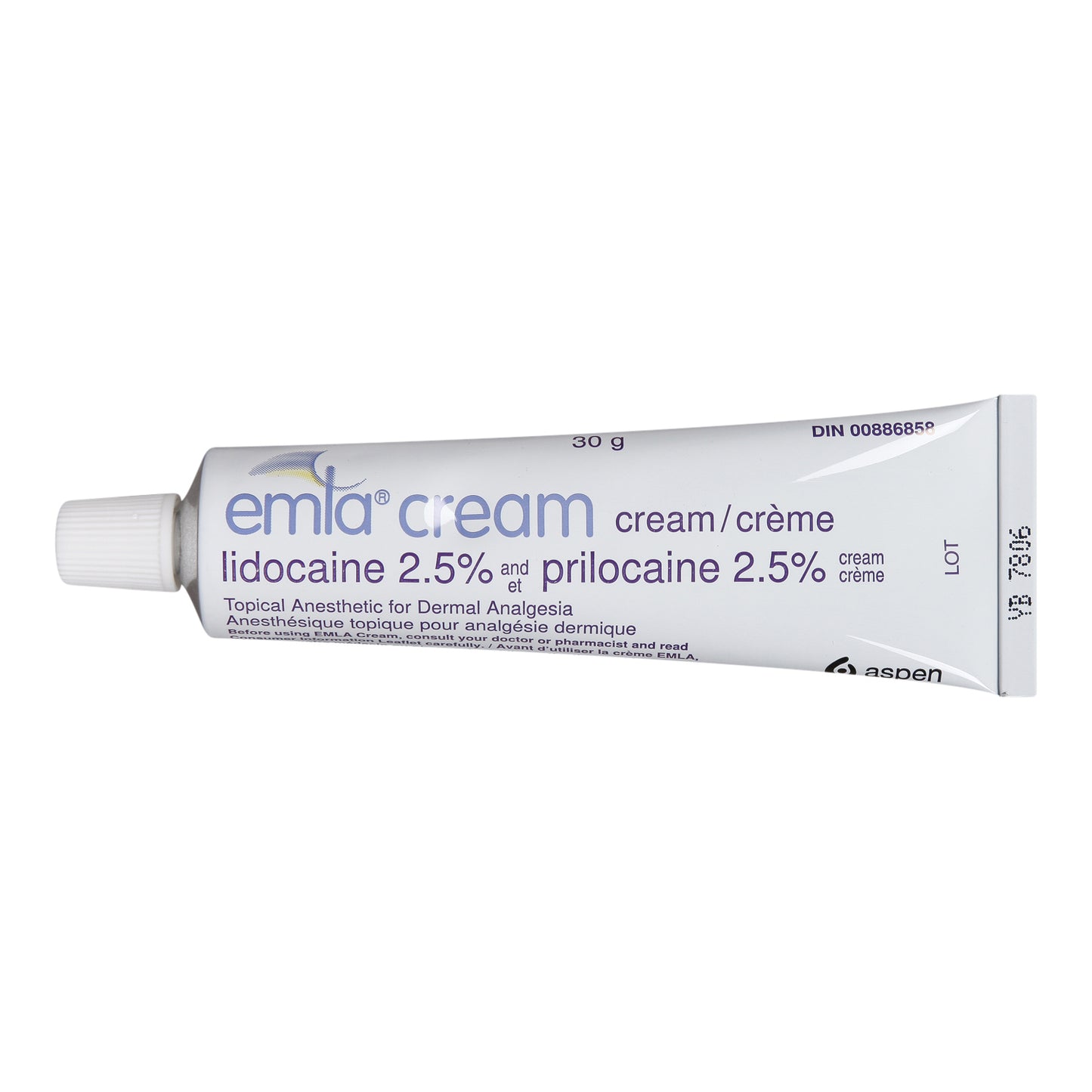 Emla (Lidocaïne and Prilocaïne) Cream 30 g Tube 2.5 %