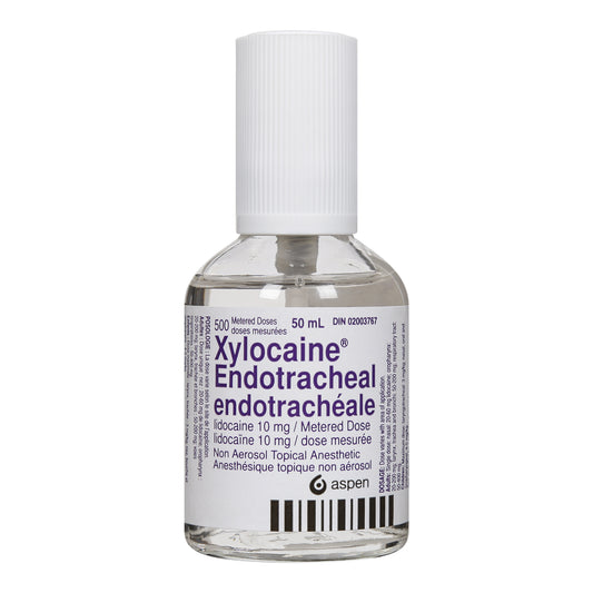 Xylocaine (lidocaïne) Endotracheal Spray, 10 mg, 50 mL - view 1