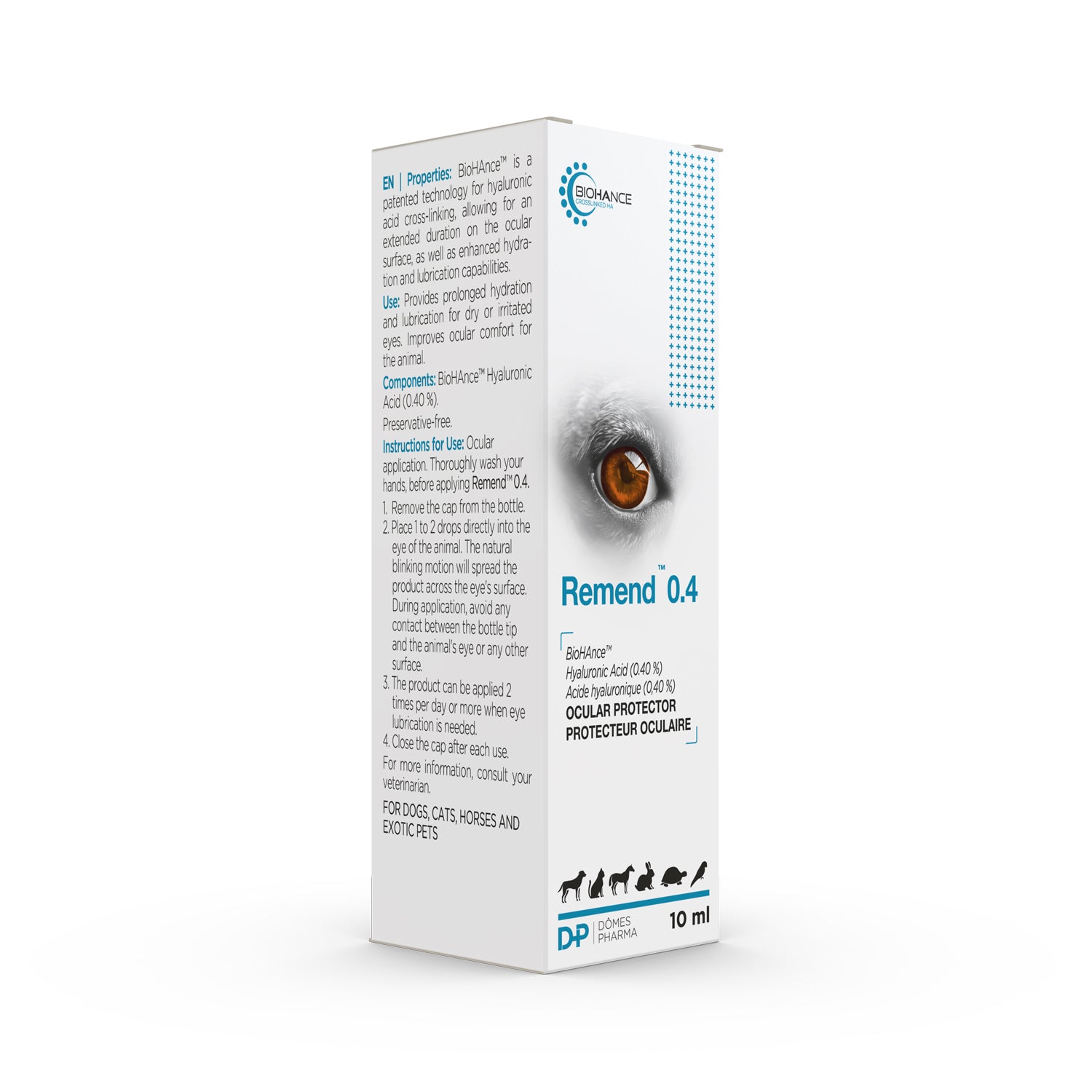 Remend 0.4 Ocular Protector for Cats 10 mL Bottle 0.4 %