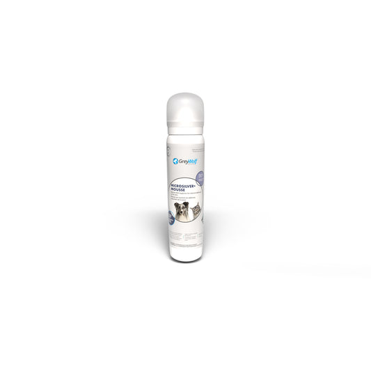 MicroSilver+ Mousse for Cats and Dogs 100 mL Bottle 0.2 %