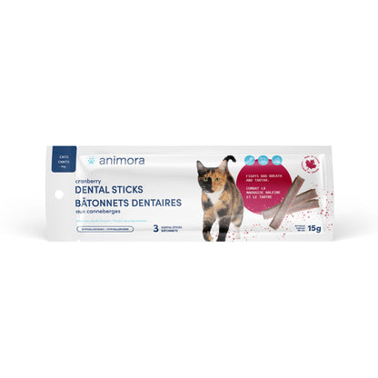 Dental Sticks for Cats (Cranberry) Pack of 3