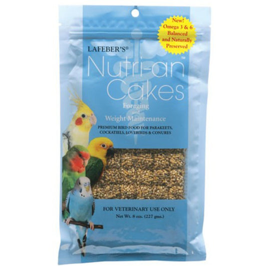 Nutri - An Cakes Foraging and Weight Maintenance for Small Parrots for Birds (Original) 227 g Bag