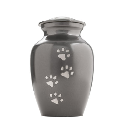 Urn Brass Paws to Heaven 1 Unit, Large, 1 Urn