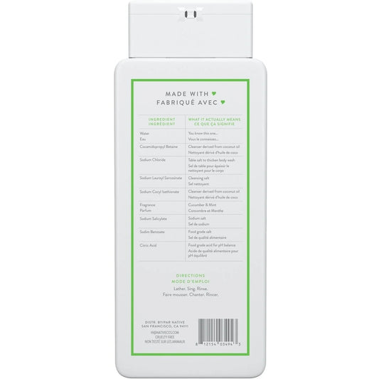 Native Body Wash Cucumber & Mint 510g product detail