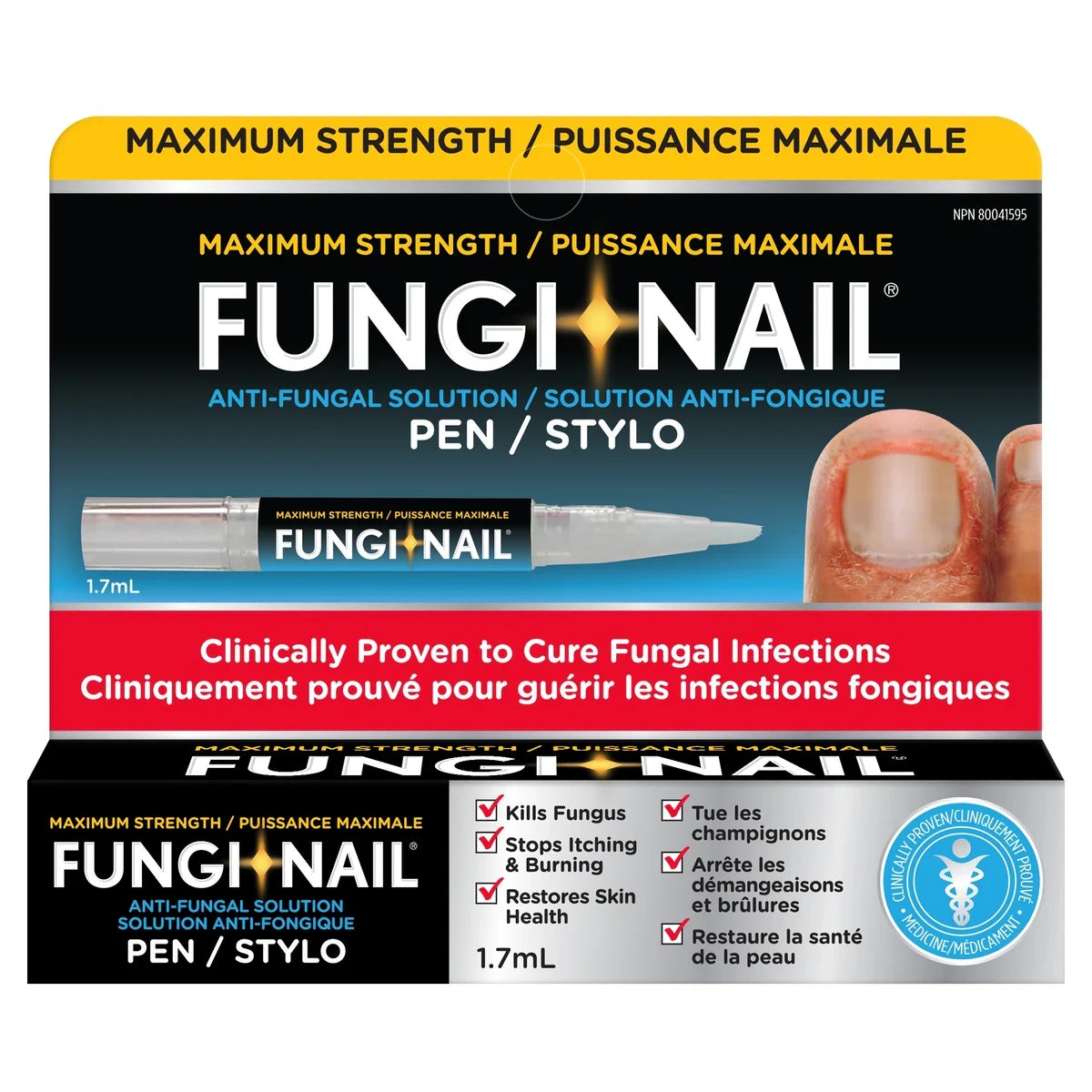 Fungi Nail Pen Applicator Anti-Fungal Solution front package
