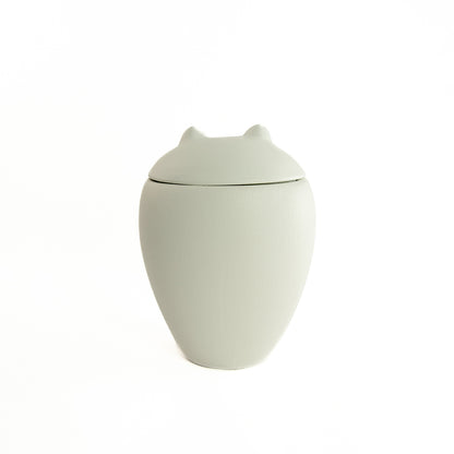 Urn Stoneware - White Cat for Cats 1 Unit - additional product view 3