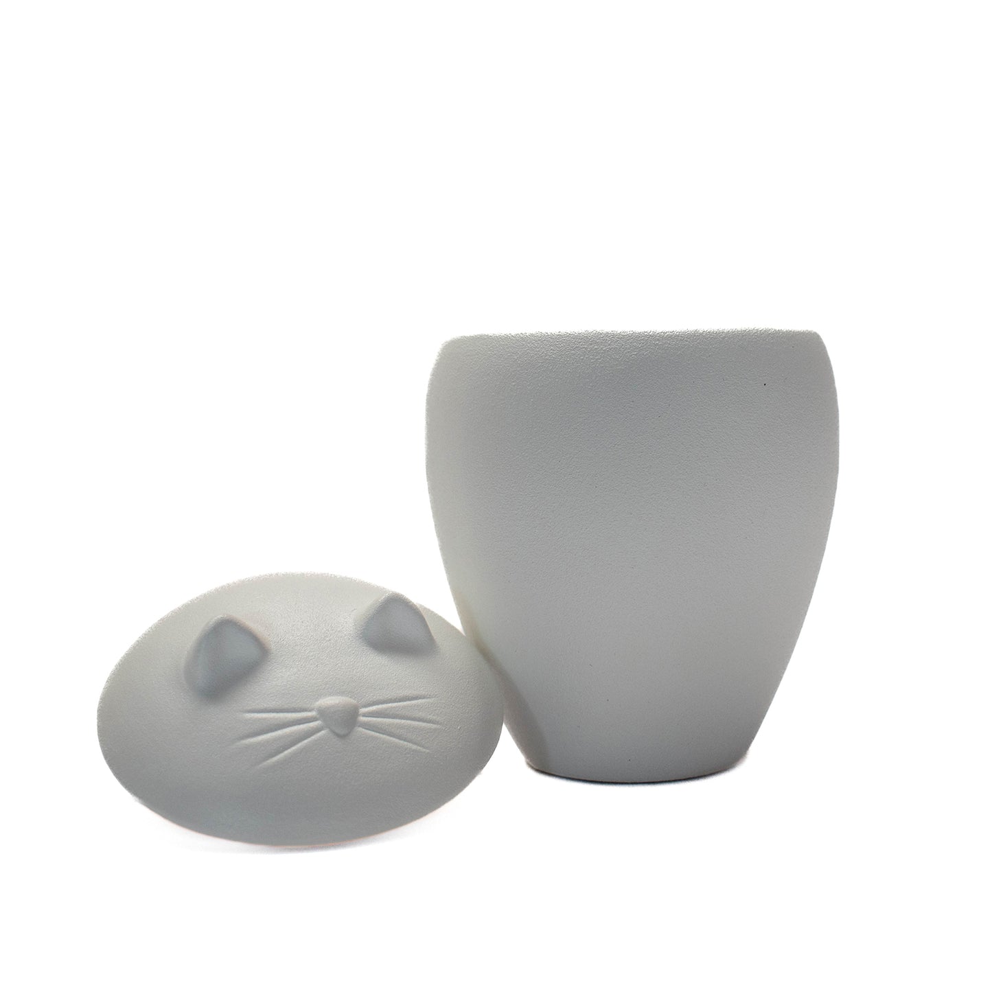 Urn Stoneware - White Cat for Cats 1 Unit - additional product view 4
