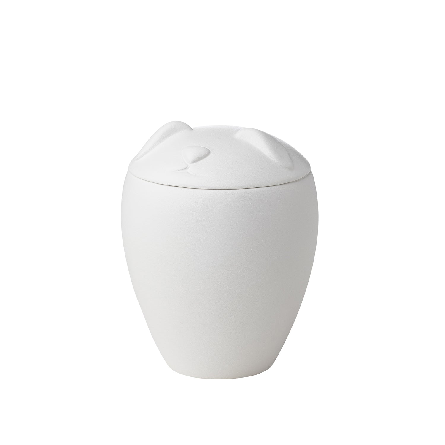 Urn Stoneware - White Dog for Dogs 1 Unit