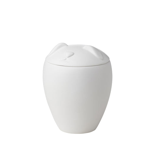 Urn Stoneware - White Dog for Dogs 1 Unit
