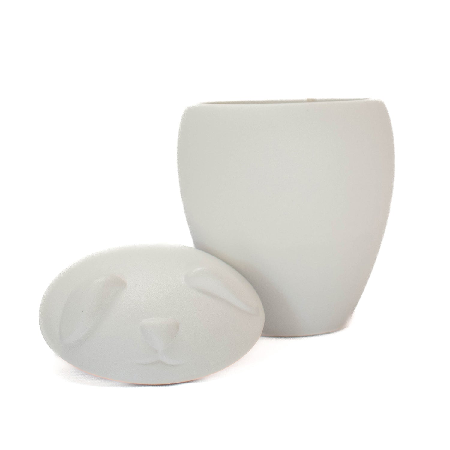 Urn Stoneware - White Dog for Dogs 1 Unit - additional product view 4