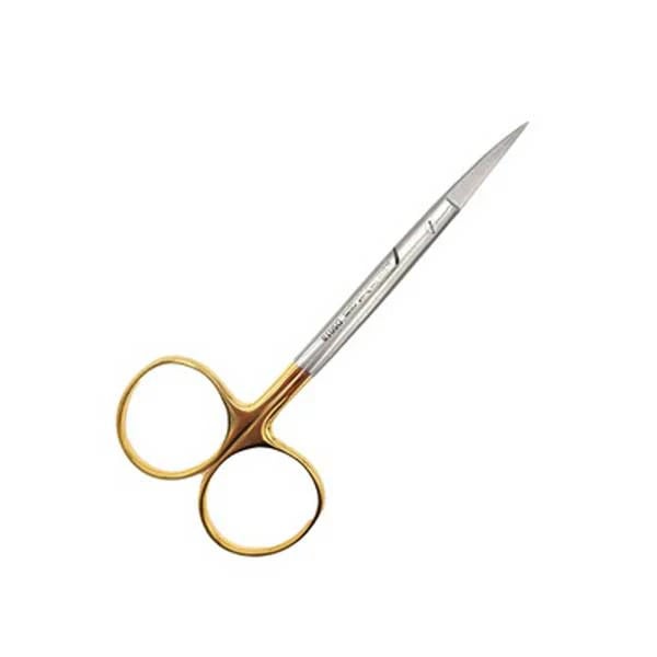 Iris Scissors Carbide 4.5 in 1 Pair of Scissors Double Curved