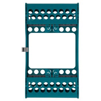Dental Instrument Cassette E - Z Jett 8 Places (Teal) 1 Unit