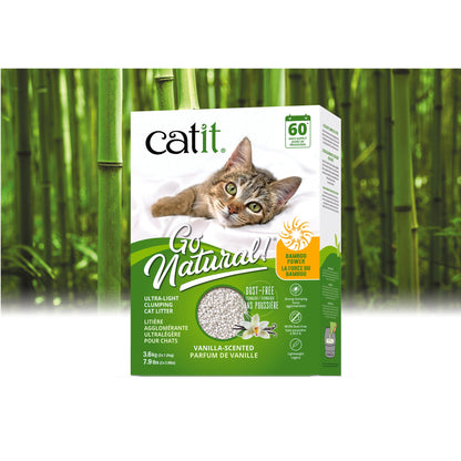 Clumping Litter Go Natural! Ultra - Light Pea Husk Vanilla for Cats 3.6 kg - additional product view 4