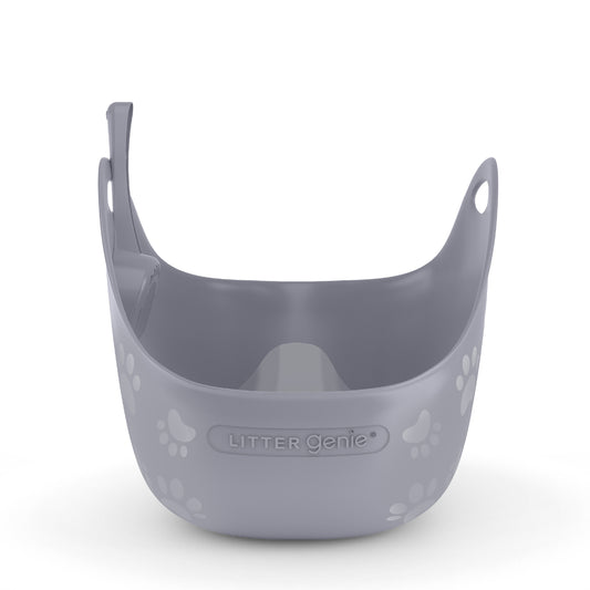 Litter Box with Scoop for Cats (Grey) 1 Unit